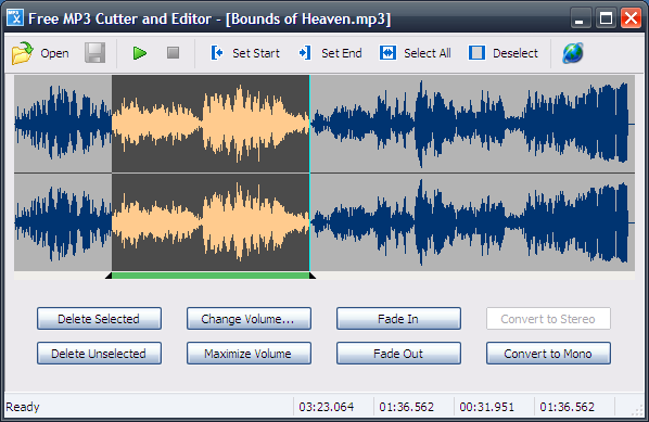 Free MP3 Cutter and Editor - The Portable Freeware Collection